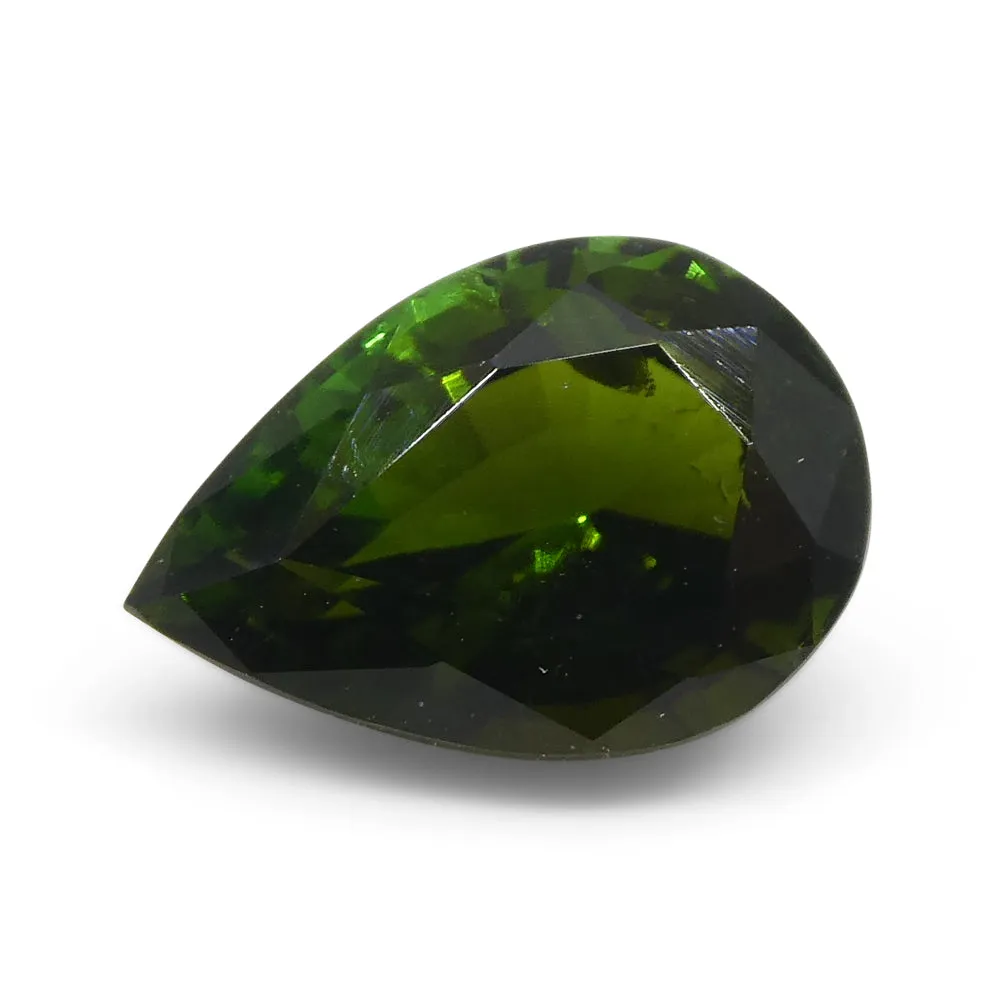 1.69ct  Pear Green Tourmaline