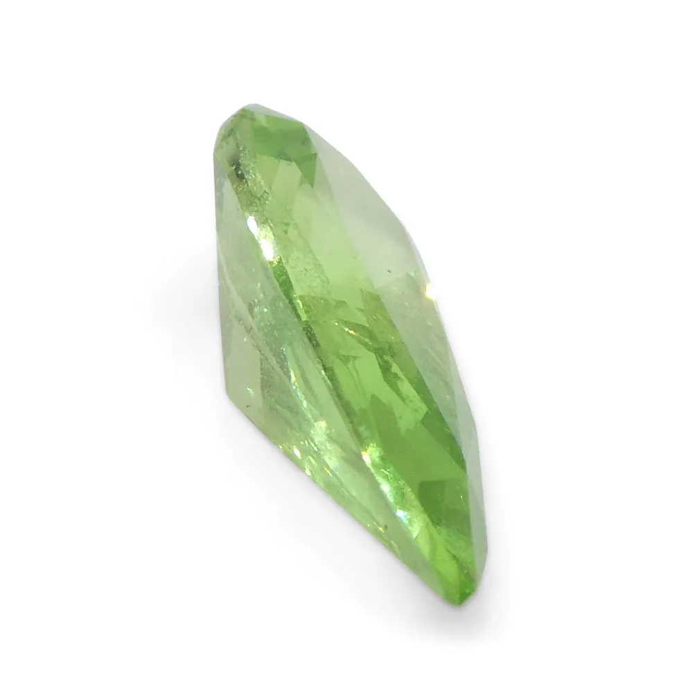 1.71ct Pear Green Merelani Mint Tsavorite Garnet from Tanzania