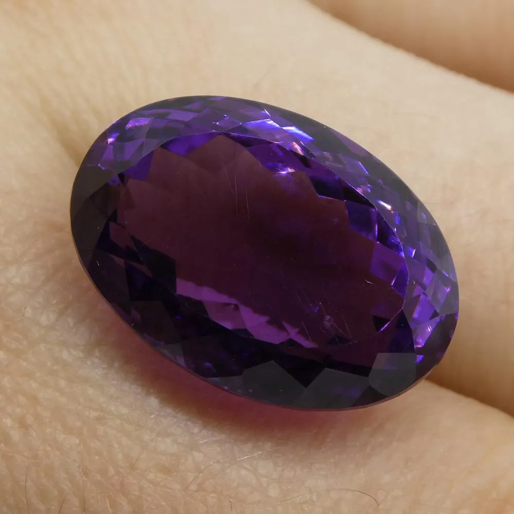 18.11 ct Oval Amethyst