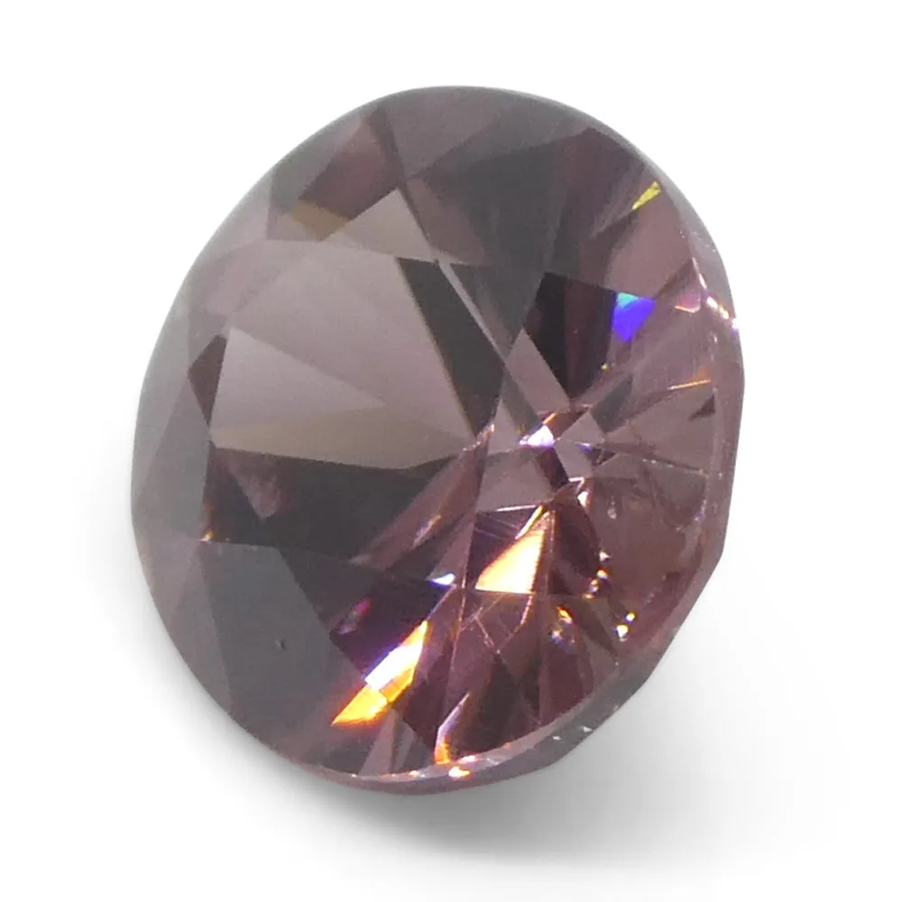 1.83ct Natural Earth Mined Oval Master Brilliant Cut Pink Zircon from Sri Lanka