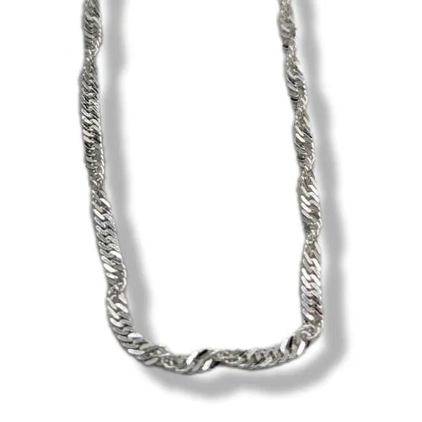 18" Sterling Silver Chain Sing