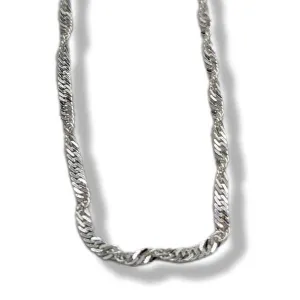 18" Sterling Silver Chain Sing