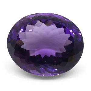 19.09 ct Oval Amethyst