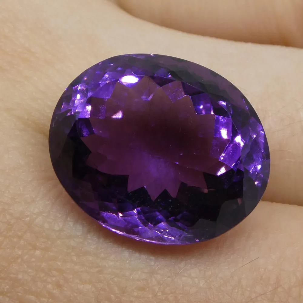 19.09 ct Oval Amethyst