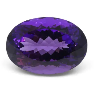 21.69 ct Oval Amethyst