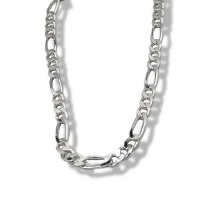 22" Silver Chain Figaro