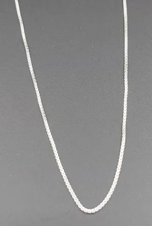 22" Sterling Silver Chain Light Box