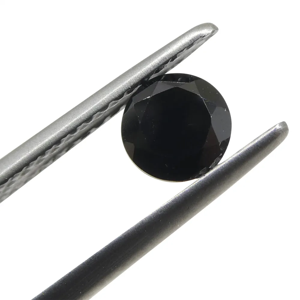 2.31ct 4 Stones - 5mm Brilliant Cut Round Black Spinel from Sri Lanka