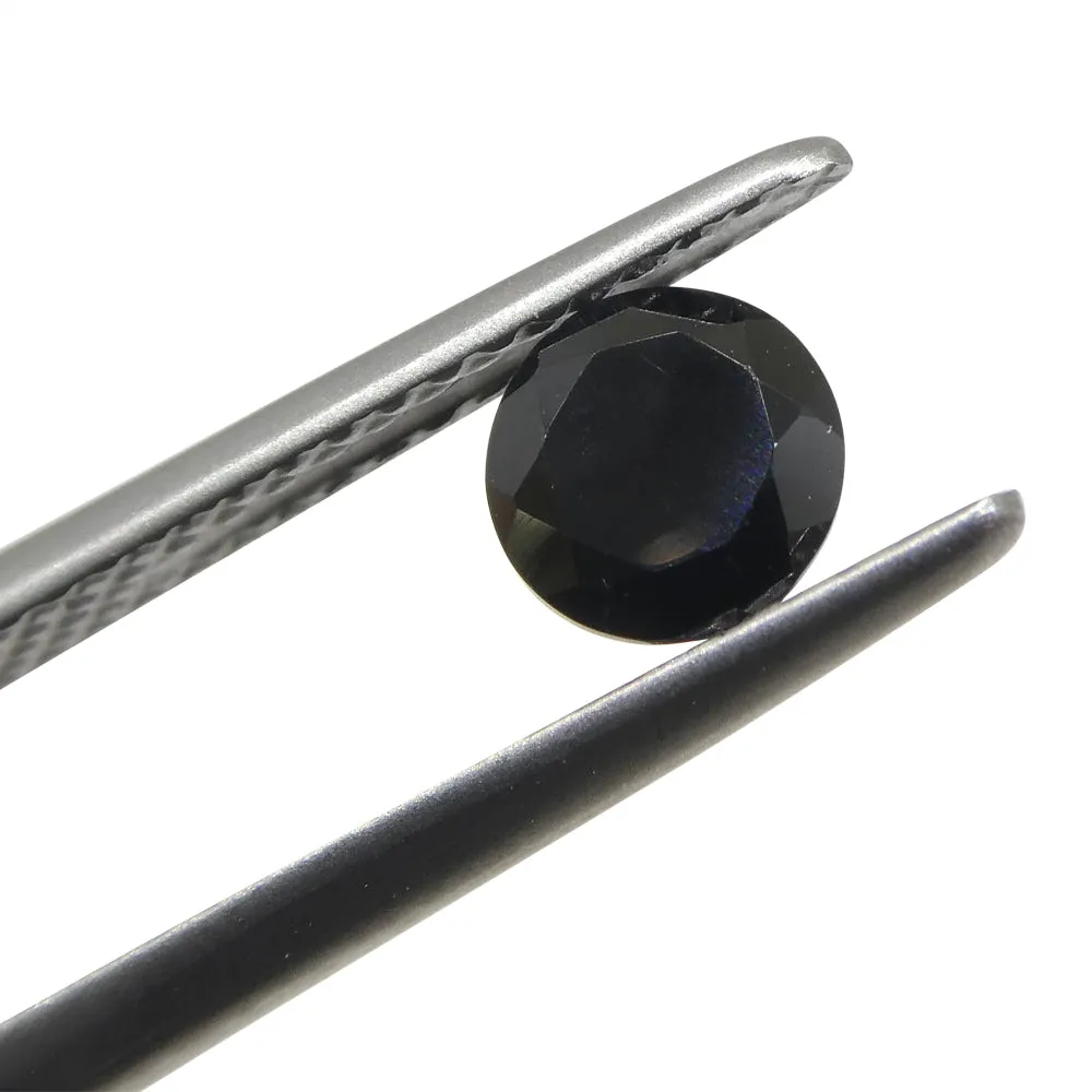 2.31ct 4 Stones - 5mm Brilliant Cut Round Black Spinel from Sri Lanka