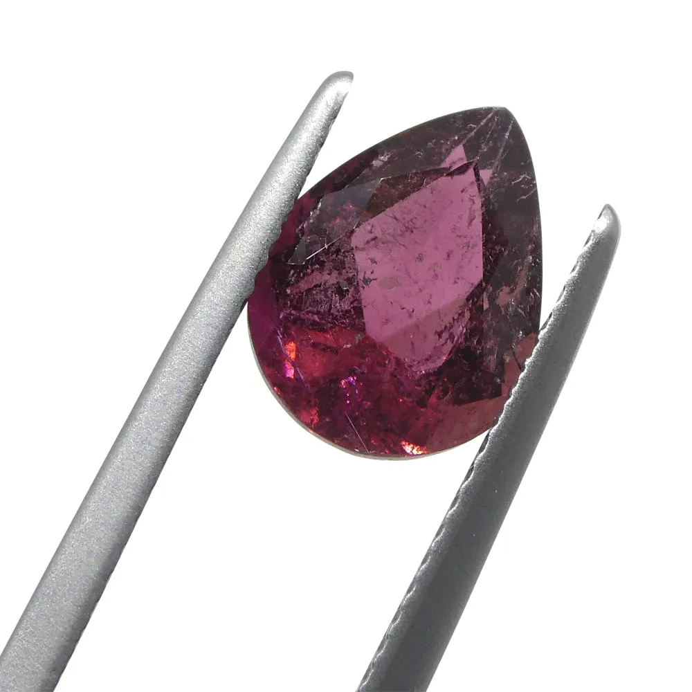 2.51ct Pear Pink Tourmaline