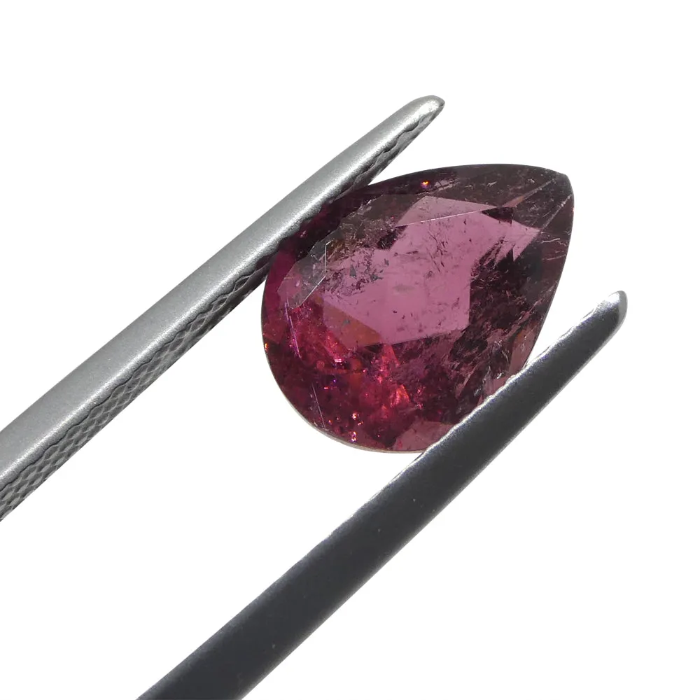 2.51ct Pear Pink Tourmaline