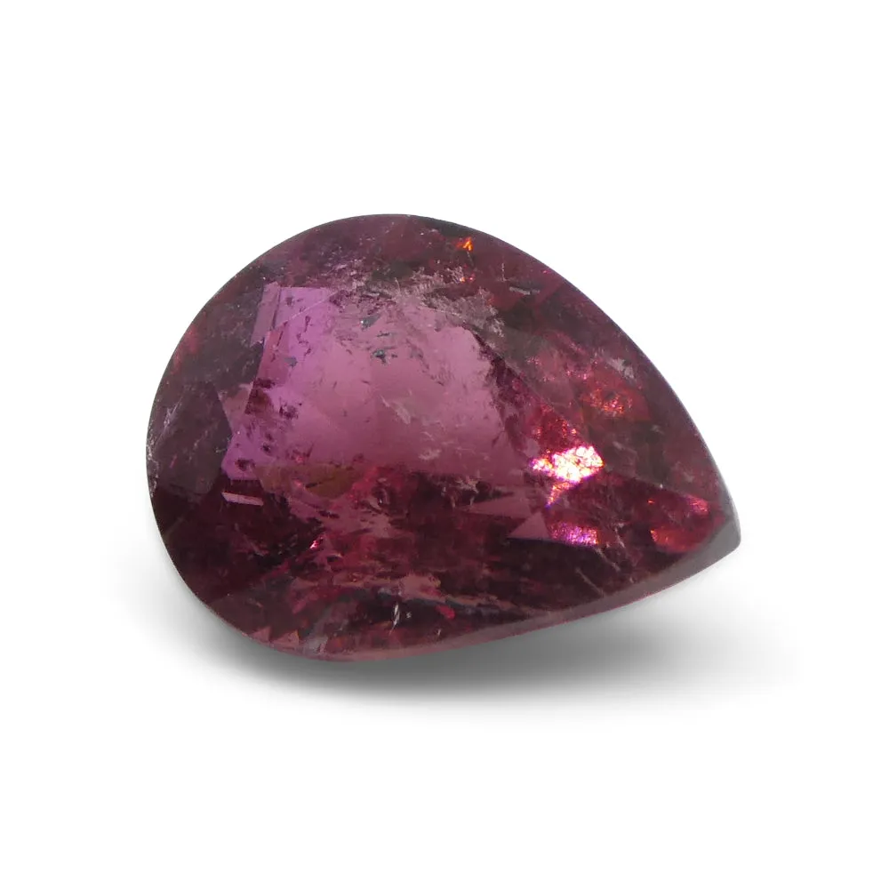 2.51ct Pear Pink Tourmaline