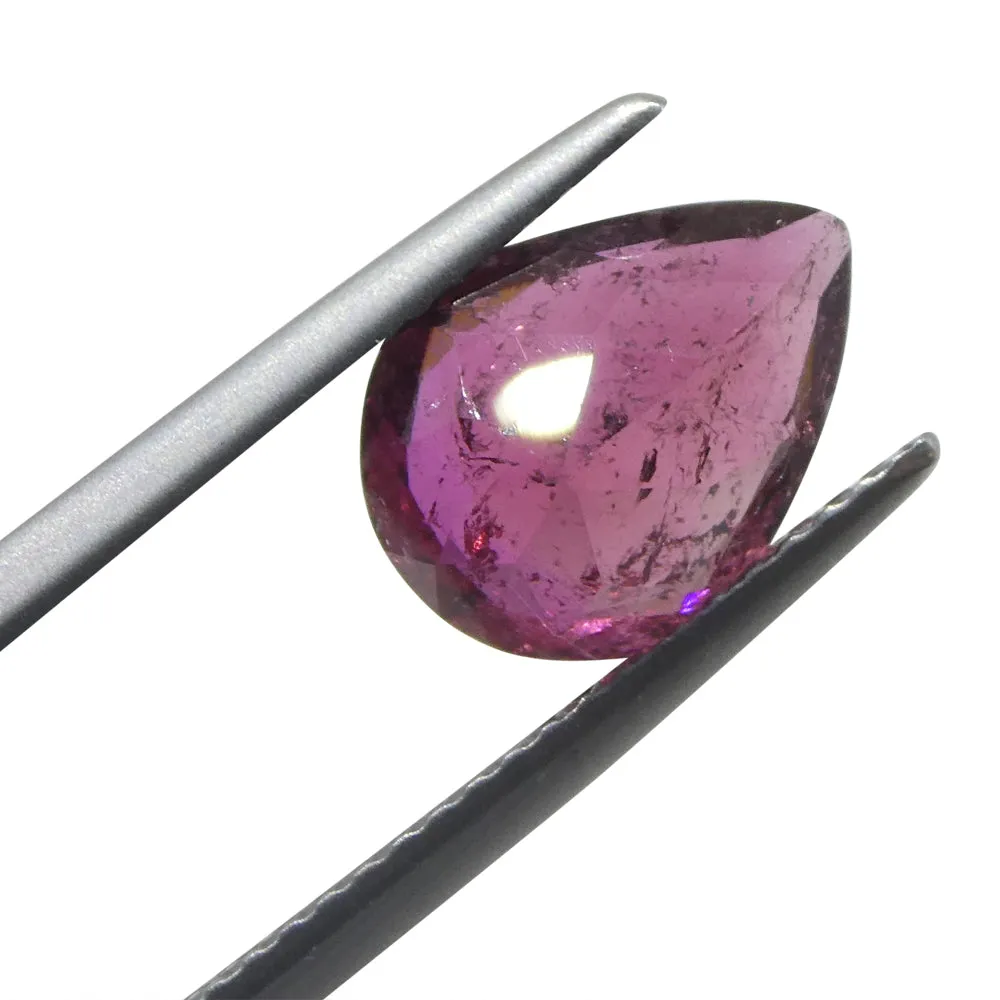 2.51ct Pear Pink Tourmaline