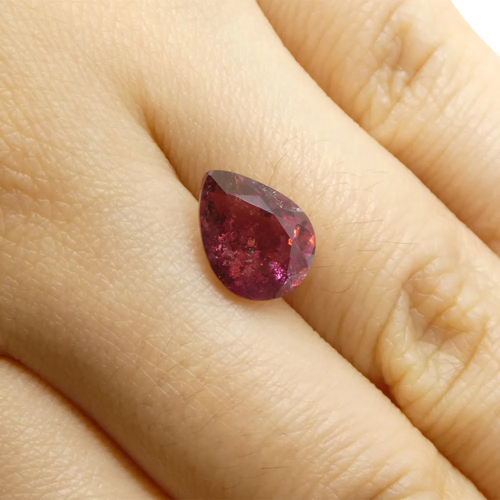 2.51ct Pear Pink Tourmaline