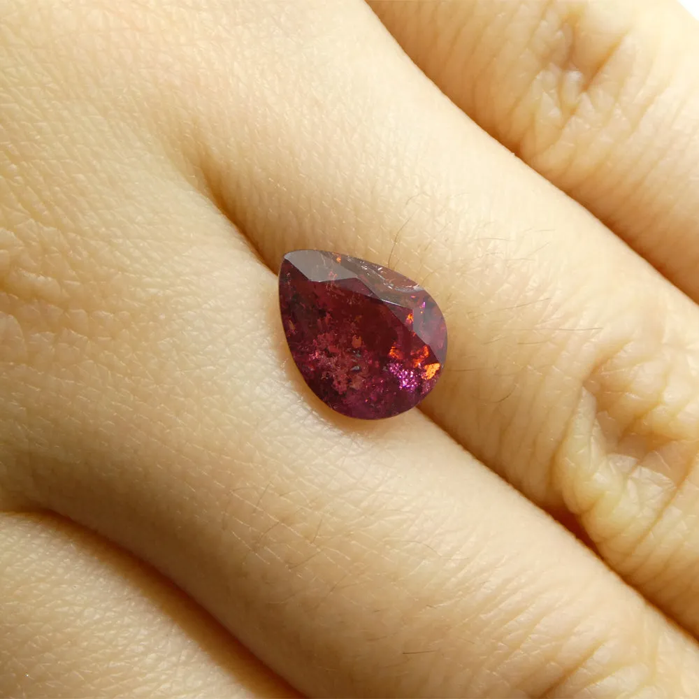 2.51ct Pear Pink Tourmaline