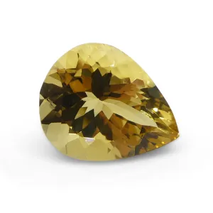 2.71ct Pear Heliodor, Golden Yellow Beryl