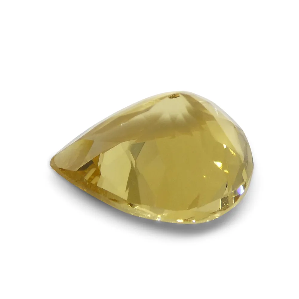 2.71ct Pear Heliodor, Golden Yellow Beryl