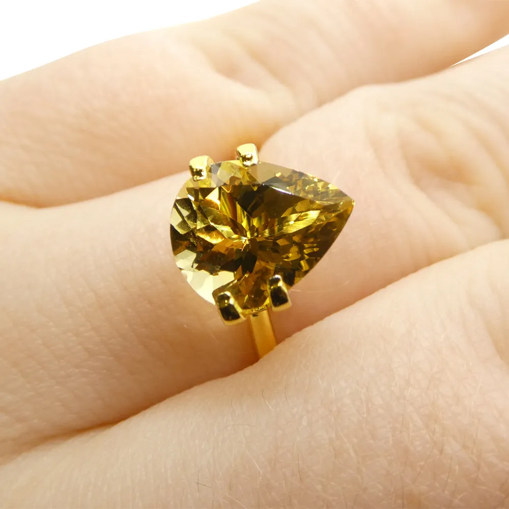2.71ct Pear Heliodor, Golden Yellow Beryl