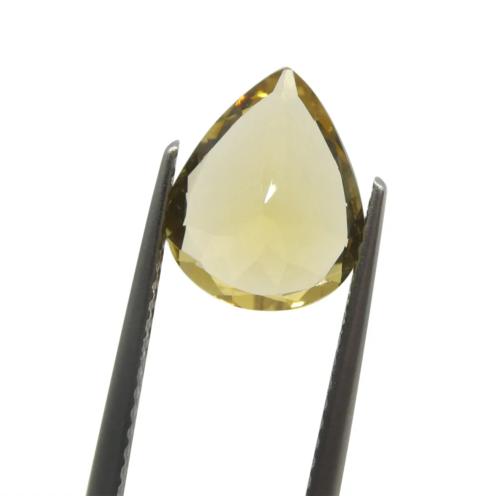2.71ct Pear Heliodor, Golden Yellow Beryl