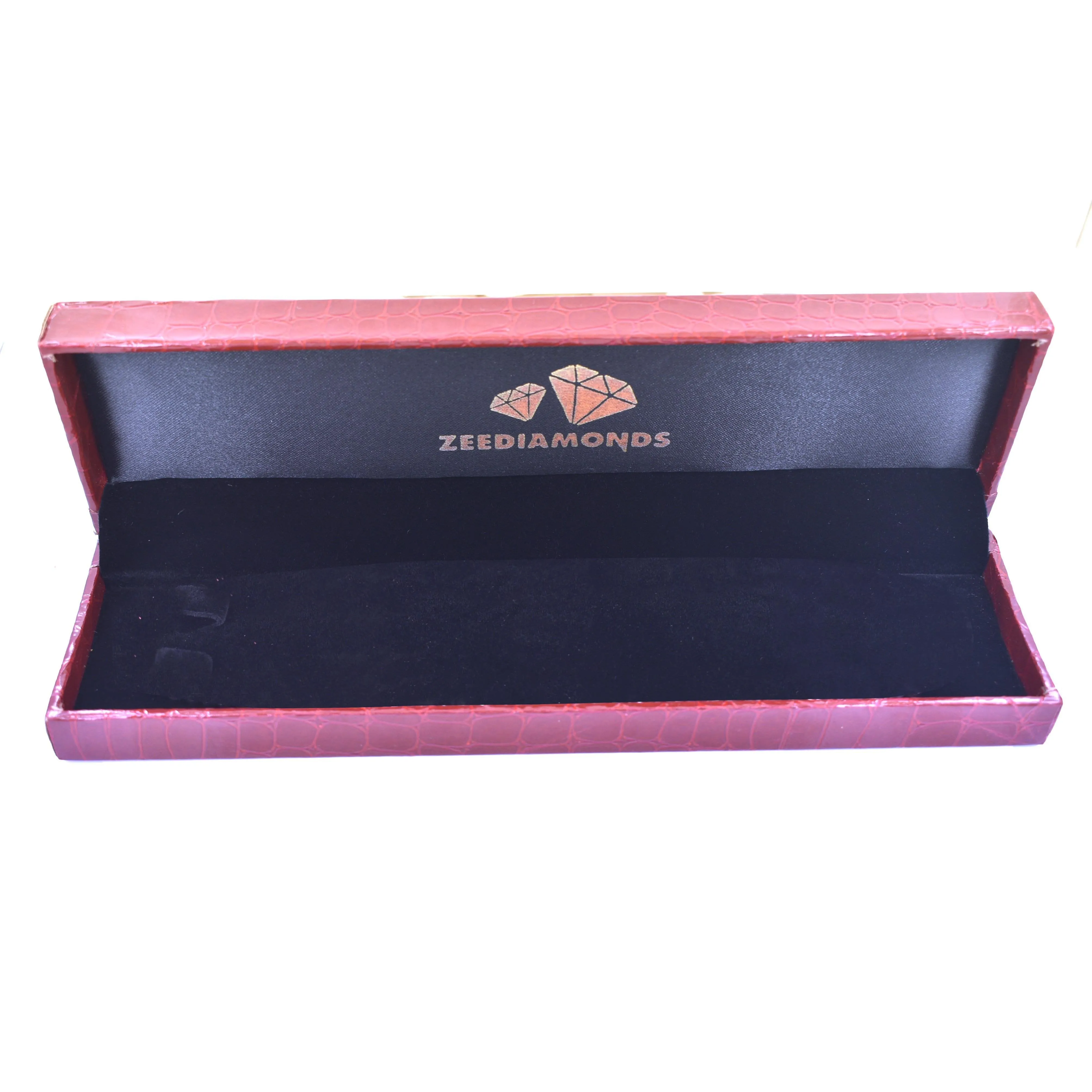 2mm - 5mm Certified Designer Black Diamond Necklace with Pearl Bead! Great Shine & Party Wear Collection