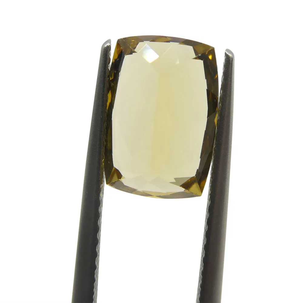 3.38ct Rectangular Cushion Heliodor, Golden Yellow Beryl