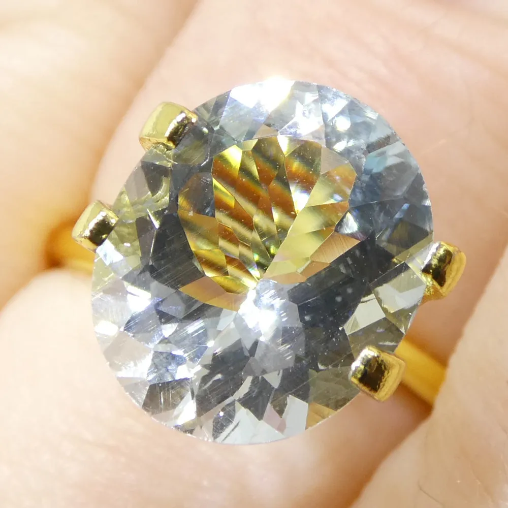 3.48ct Oval Blue Aquamarine from Brazil Unheated