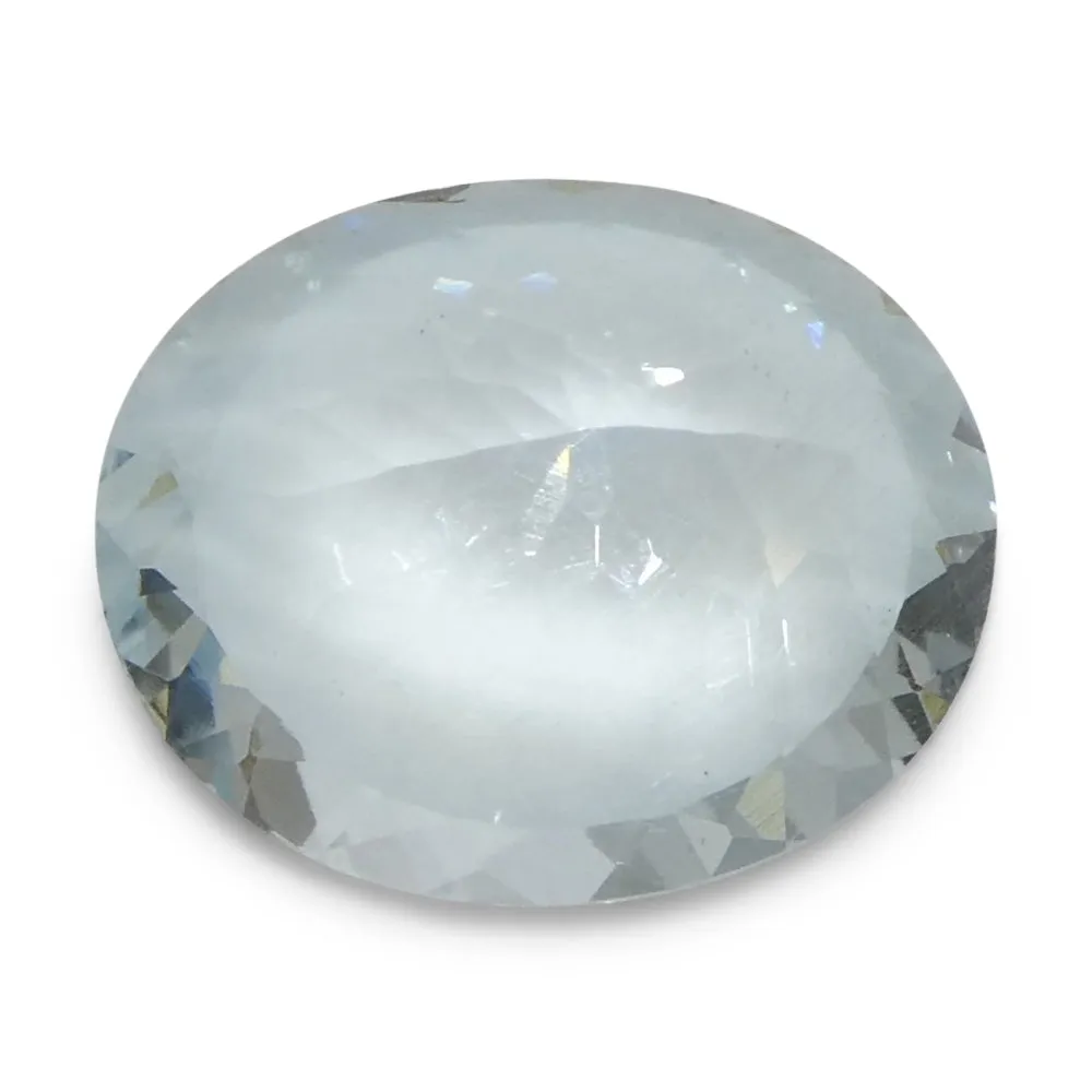 3.48ct Oval Blue Aquamarine from Brazil Unheated
