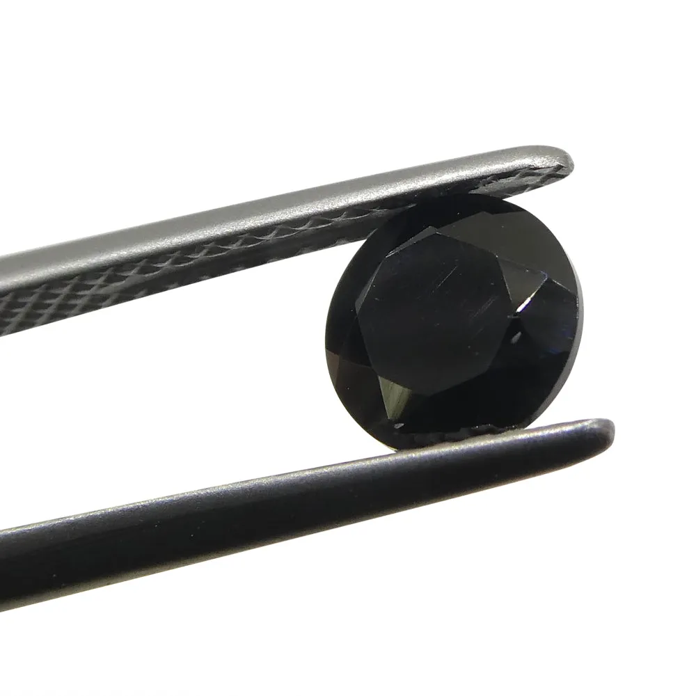 4.16ct 4 Stones Brilliant Cut Round Black Spinel from Sri Lanka