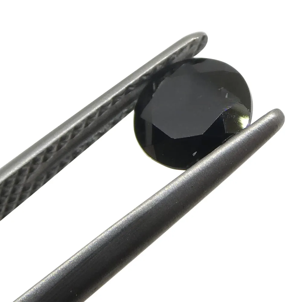 4.16ct 4 Stones Brilliant Cut Round Black Spinel from Sri Lanka