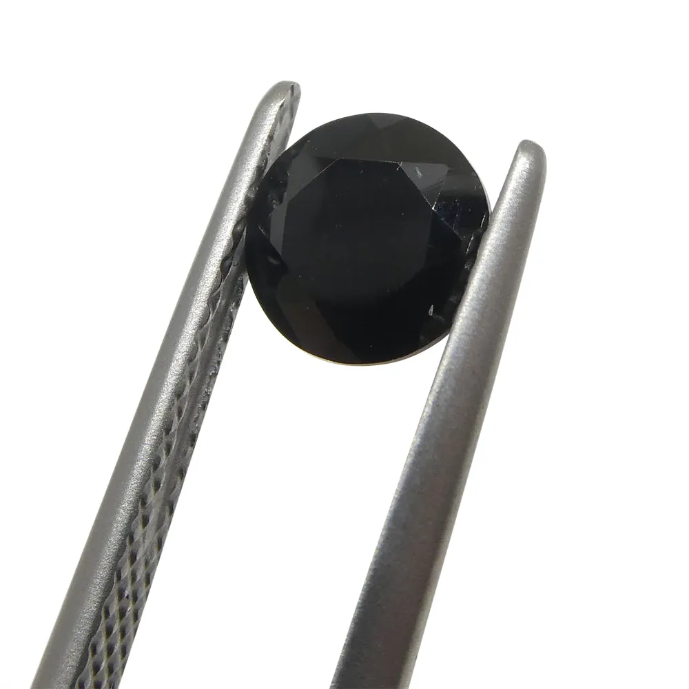 4.16ct 4 Stones Brilliant Cut Round Black Spinel from Sri Lanka