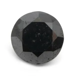 4.21ct Round Brilliant Cut Black Diamond