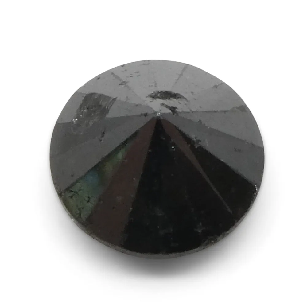 4.21ct Round Brilliant Cut Black Diamond
