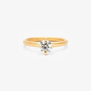 5.6mm White Diamond Noble Ring | R11707W