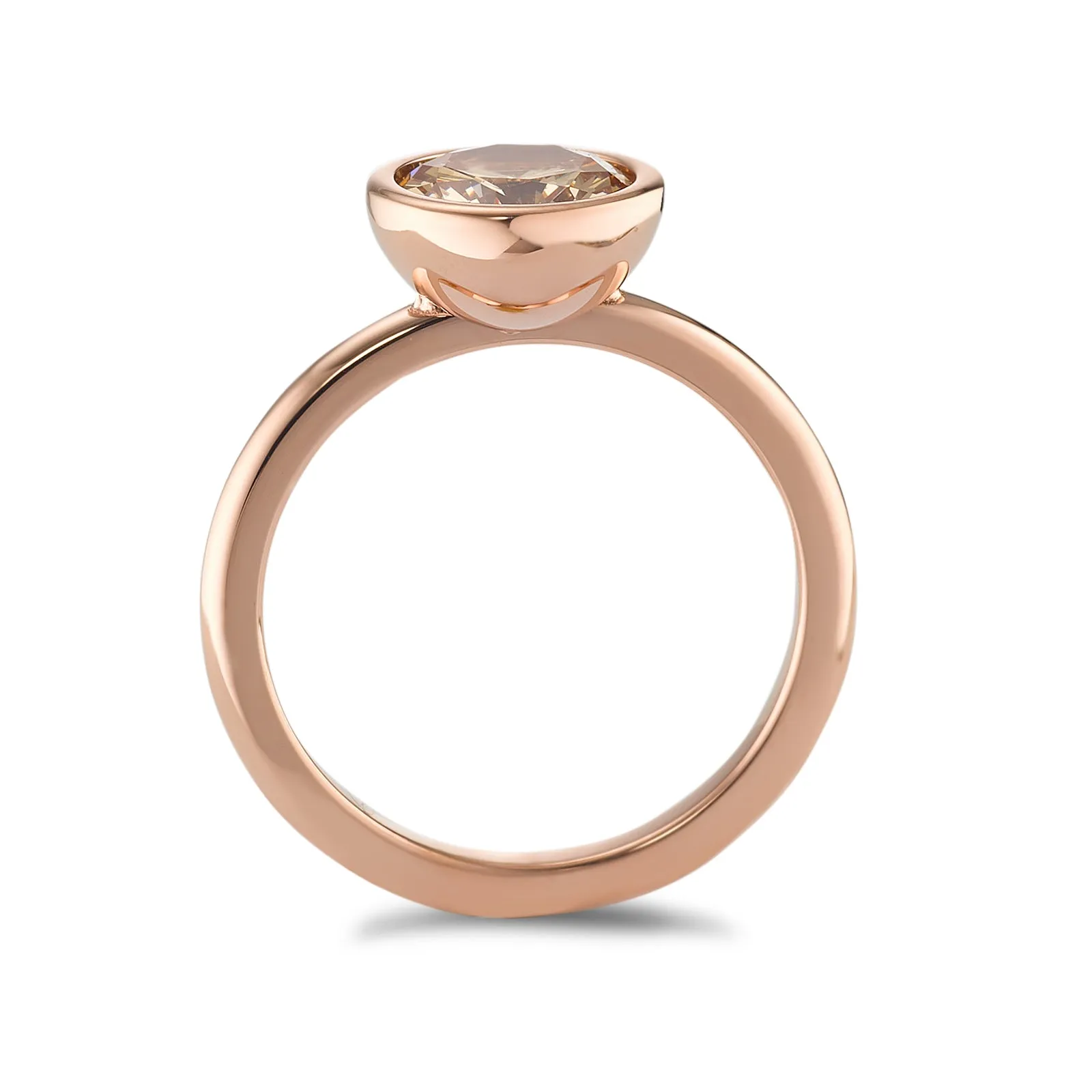 594024 TeNo Joy Ring, Champagne in Rose 9.5mm