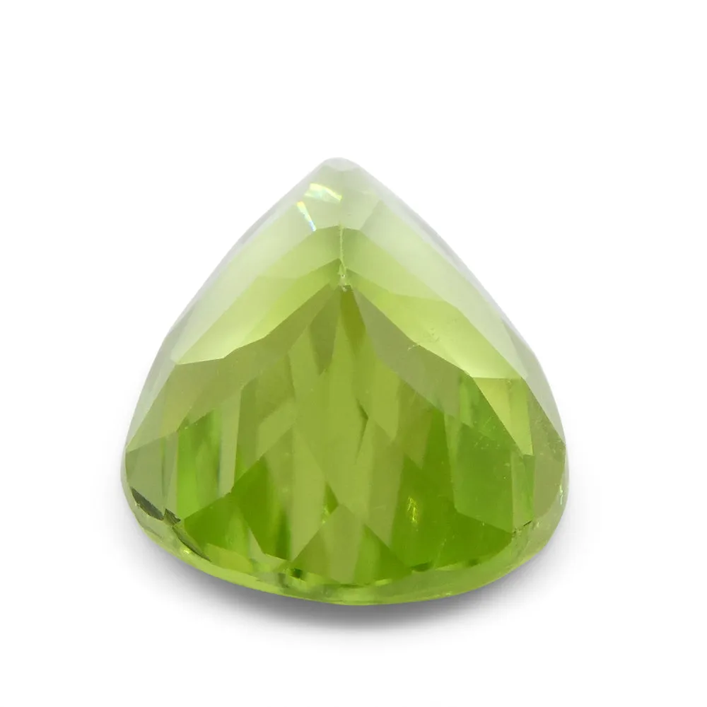 5.9ct Pear Yellow-Green Peridot
