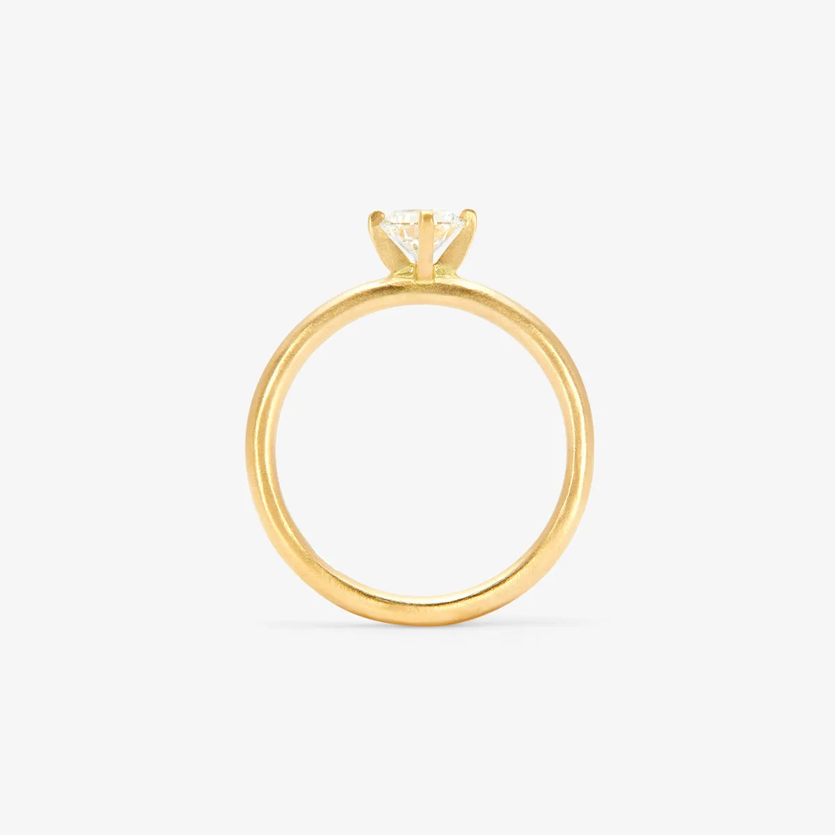 5mm White Diamond Noble Ring | R11706W