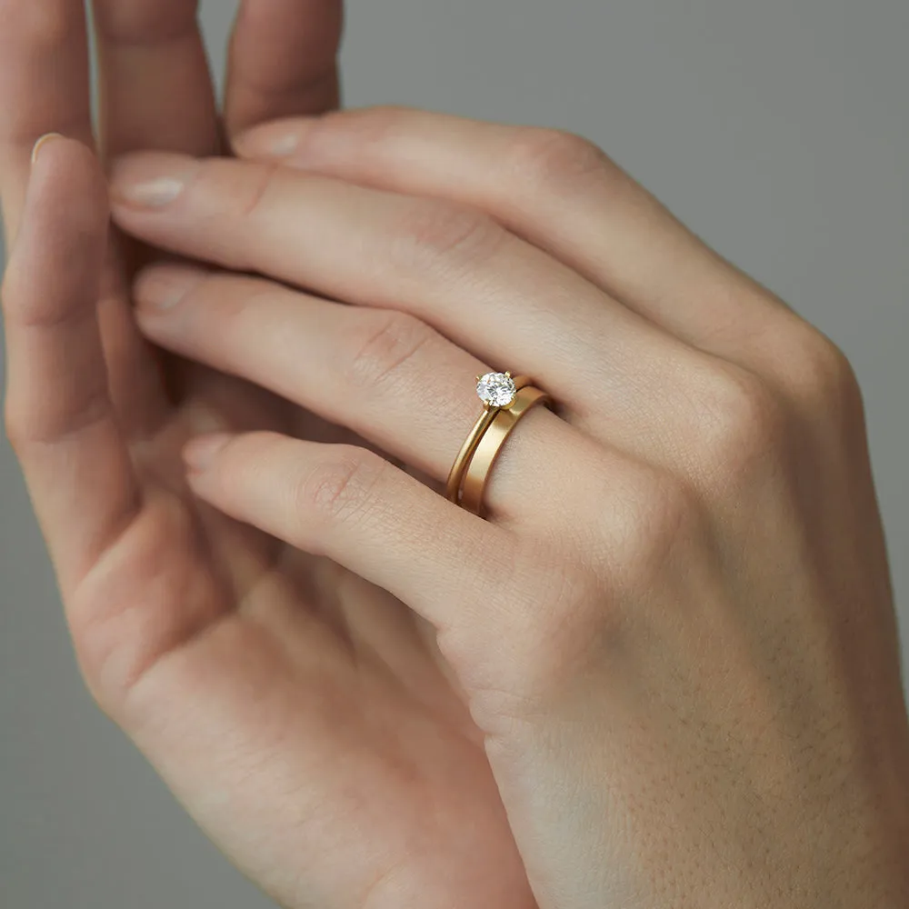5mm White Diamond Noble Ring | R11706W