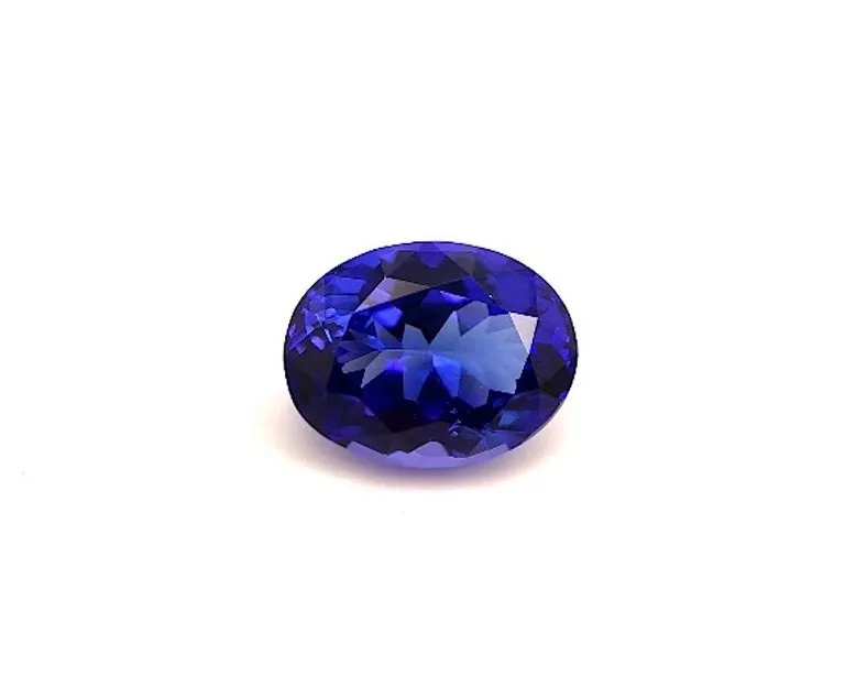 7.20 Carat Tanzanite Oval, Unset Loose 3-Stone Engagement Ring Pendant Gemstone