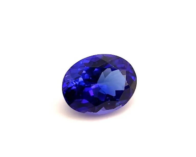 7.20 Carat Tanzanite Oval, Unset Loose 3-Stone Engagement Ring Pendant Gemstone