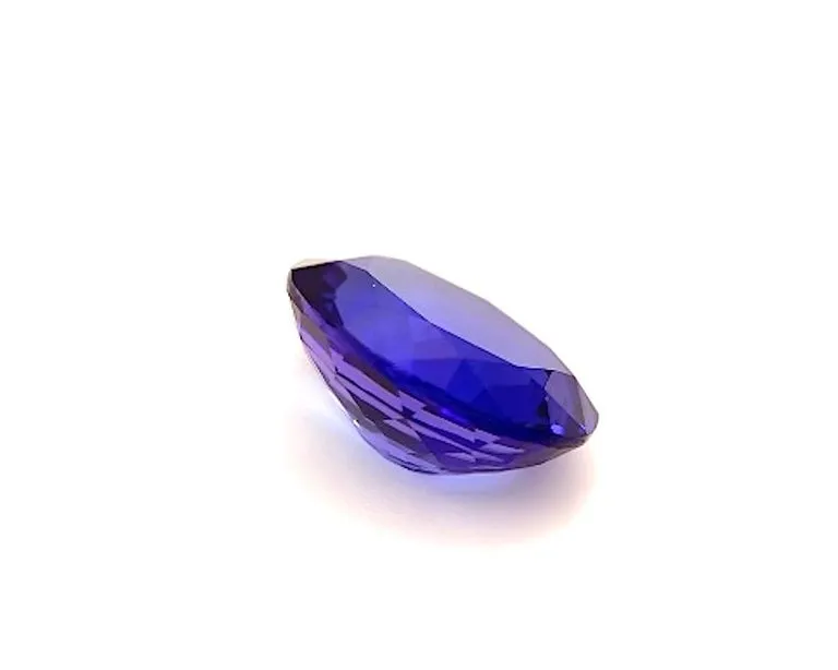 7.20 Carat Tanzanite Oval, Unset Loose 3-Stone Engagement Ring Pendant Gemstone