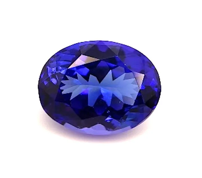 7.20 Carat Tanzanite Oval, Unset Loose 3-Stone Engagement Ring Pendant Gemstone