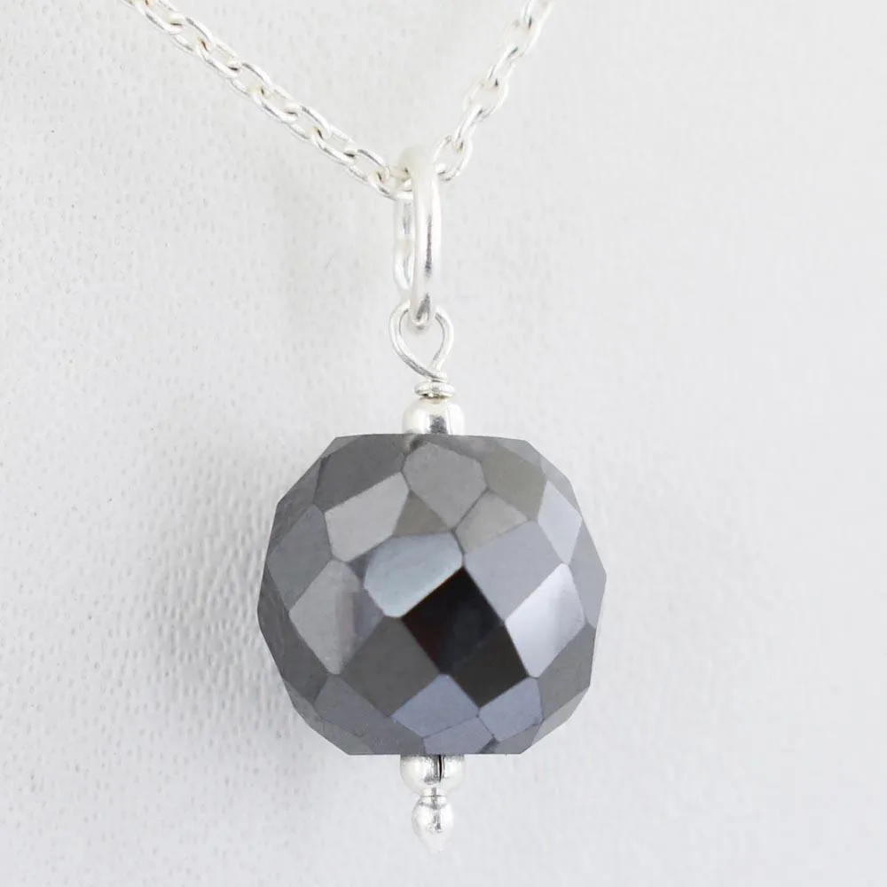 8mm AAA Certified Black Diamond Chain Necklace- Great Shine & Very Elegant!