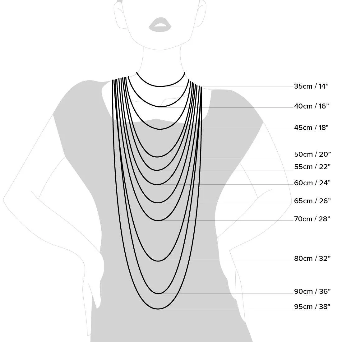 9ct Yellow Gold 45cm Chain Necklace