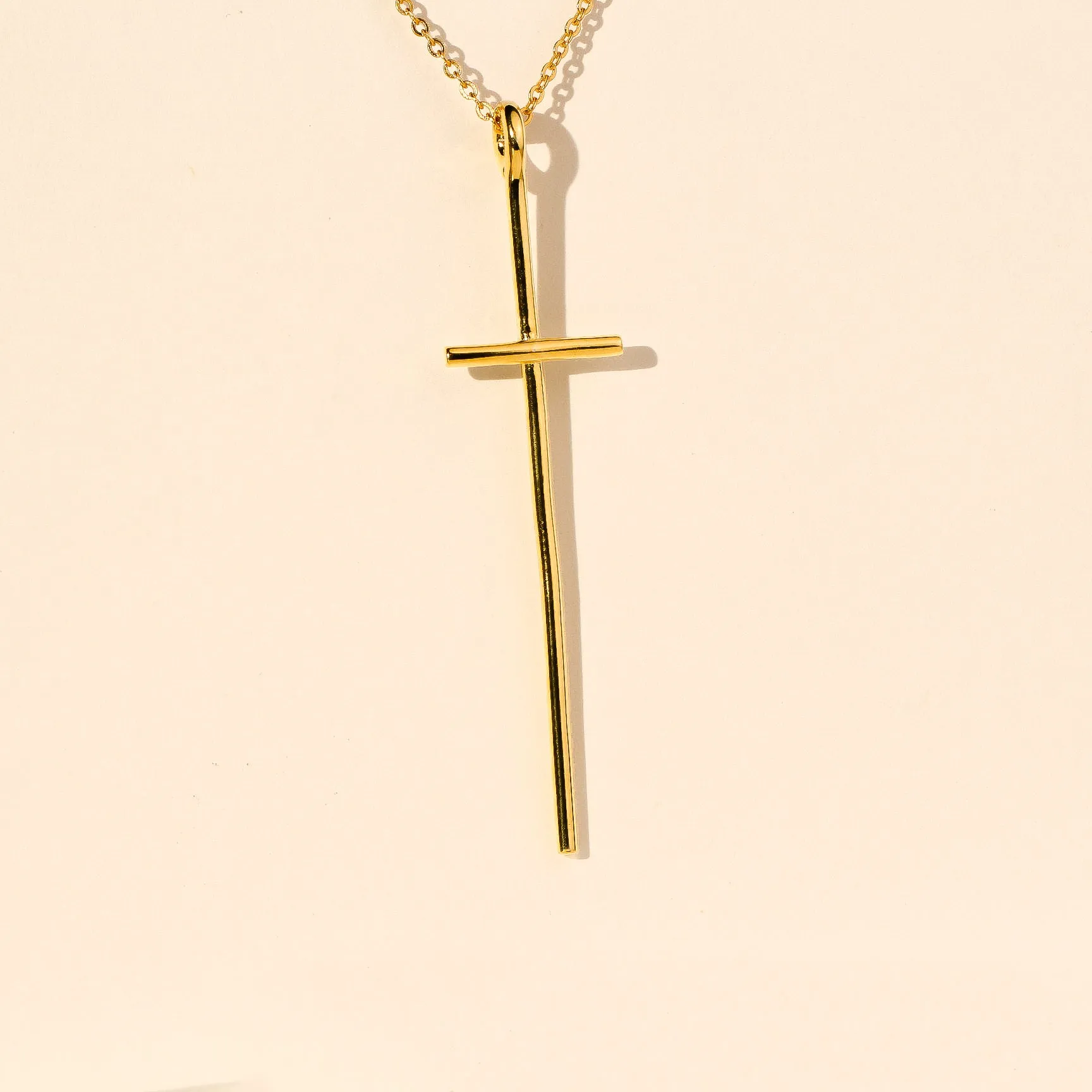 A Cross to Hold Onto - Sterling Necklace