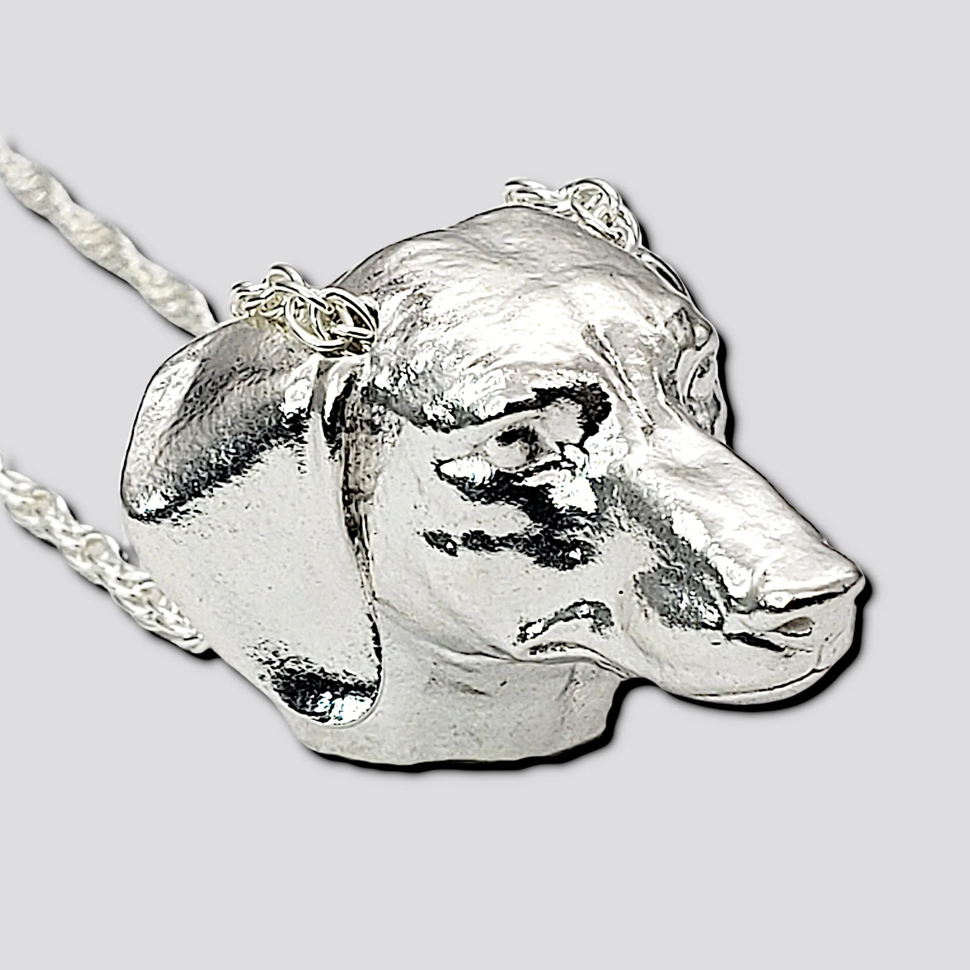 A sterling silver tribute to the Dachshund