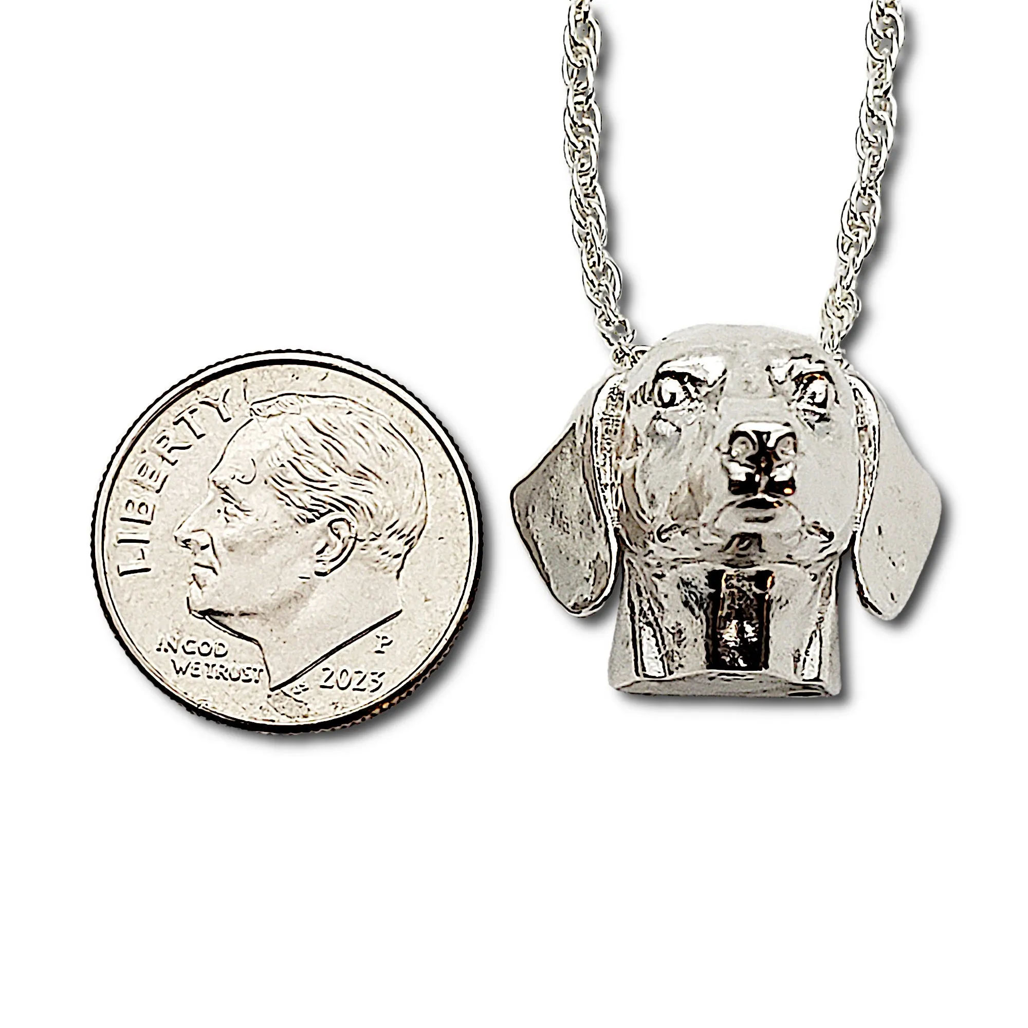 A sterling silver tribute to the Dachshund