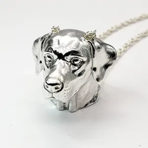 A sterling silver tribute to the Labrador Retriever!
