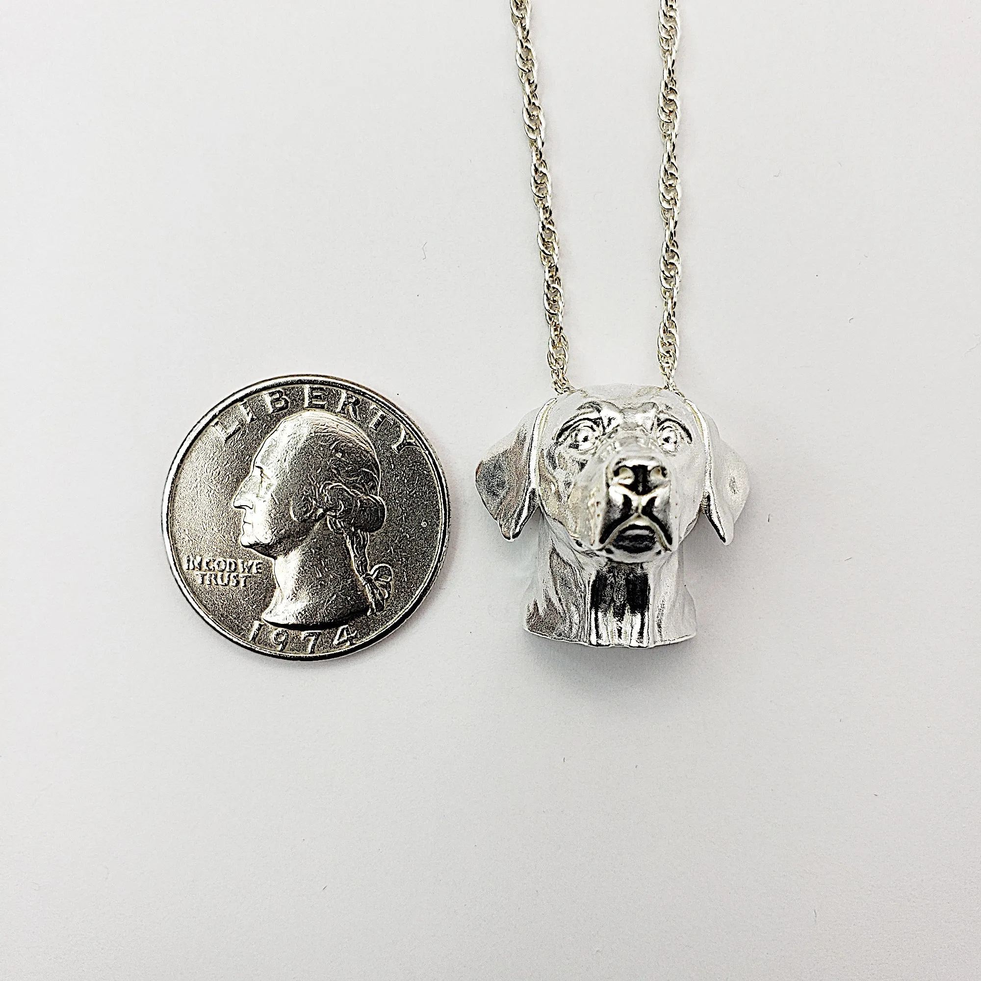 A sterling silver tribute to the Labrador Retriever!
