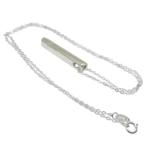Amethyst & Sterling Silver Care & Courage Pendant and Chain