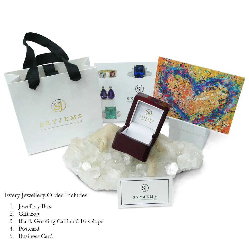 Amethyst & Sterling Silver Care & Courage Pendant and Chain